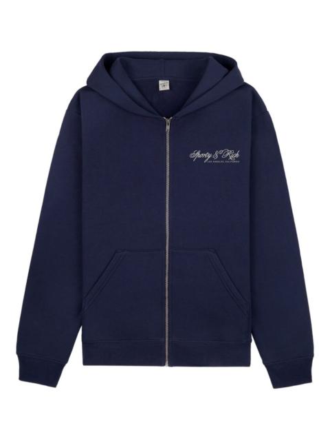 International zip hooded hoodie
