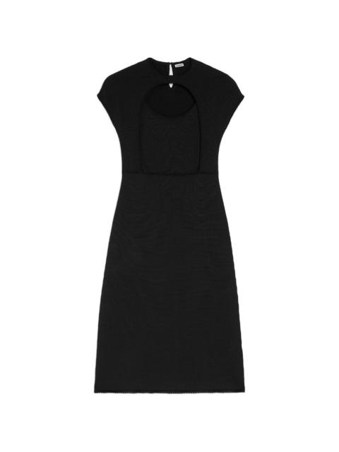 knit cut-out kimono dress