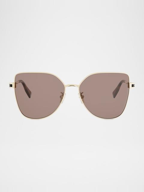B. zero1 Metal Square Sunglasses