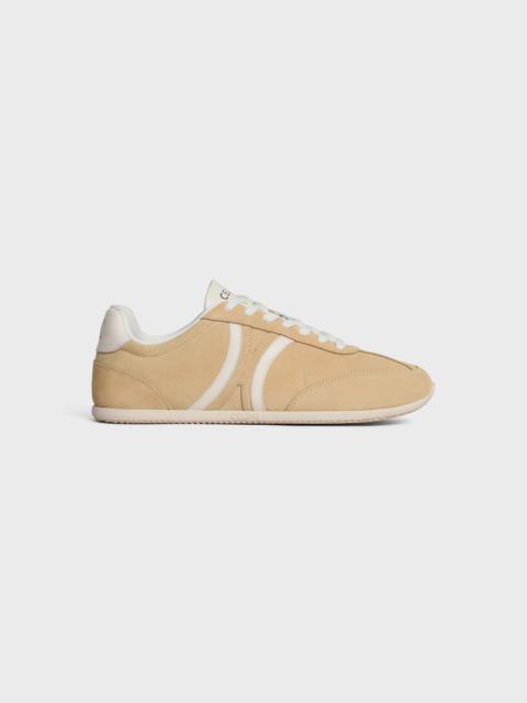 CELINE JOGGER - LOW LACE-UP SNEAKER IN SUEDE CALFSKIN AND CALFSKIN