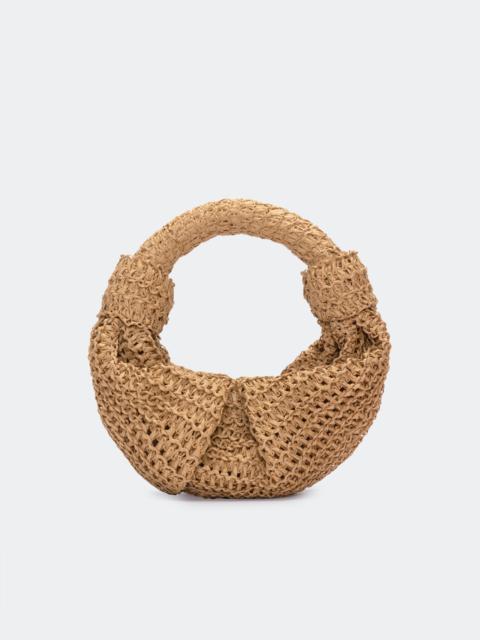 Raffia Lopsy Bag in Natural