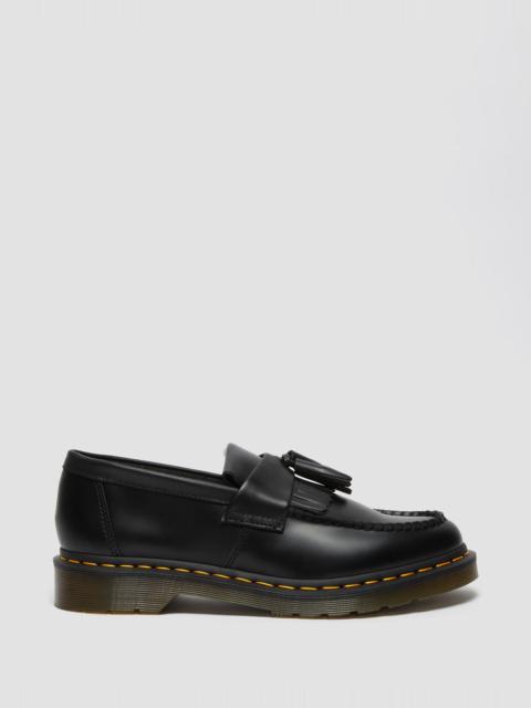 Adrian Yellow Stitch Leather Tassel Loafers