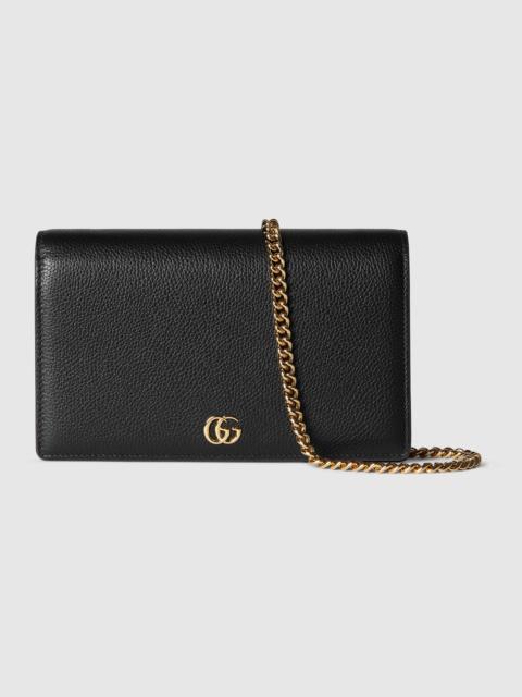 GG Marmont wallet on chain