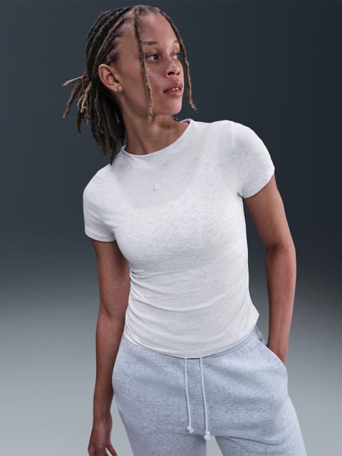 Nike Sportswear Chill Knit Women's Tight Short-Sleeve Mock-Neck Top