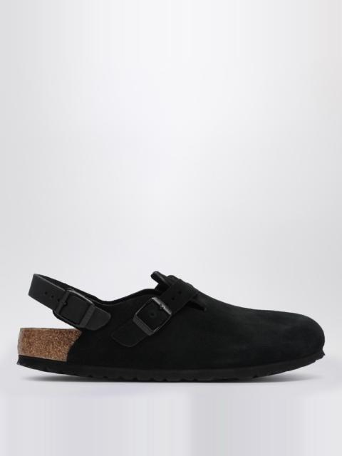Black suede Tokyo ciabatta