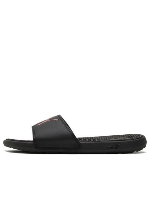 (WMNS) PUMA Cool Cat Sport Glitter Slippers Black/Golden 371017-03