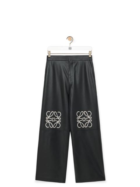 Anagram baggy trousers in nappa lambskin