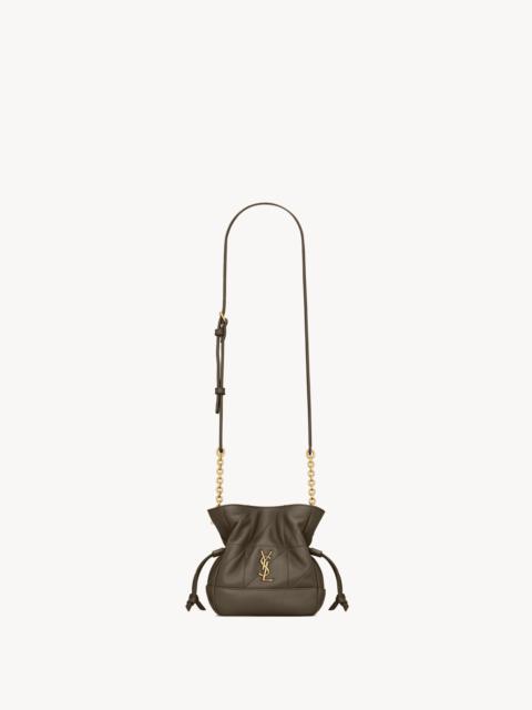 JAMIE MINI SHOULDER POUCH IN LAMBSKIN