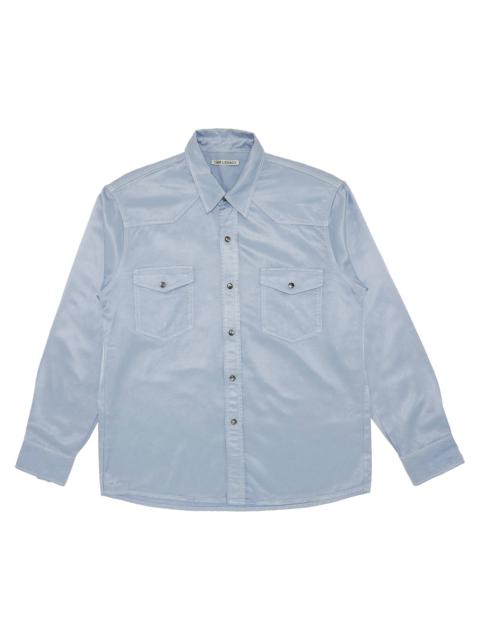 Our Legacy Satin Shirt 'Blue'