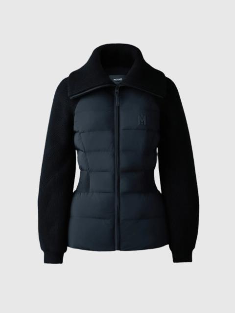 FOXY Light down mixed media jacket