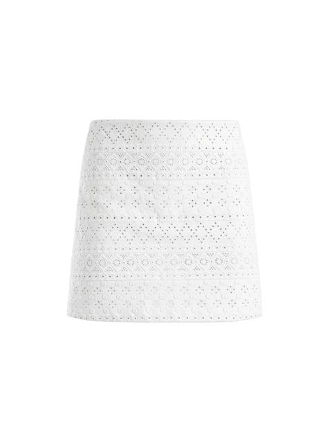 RILEY EMBROIDERED MINI SKIRT