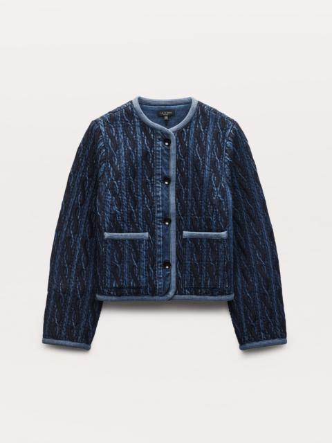 Carter Denim Liner
Lightweight Rigid in Embroidered Blue