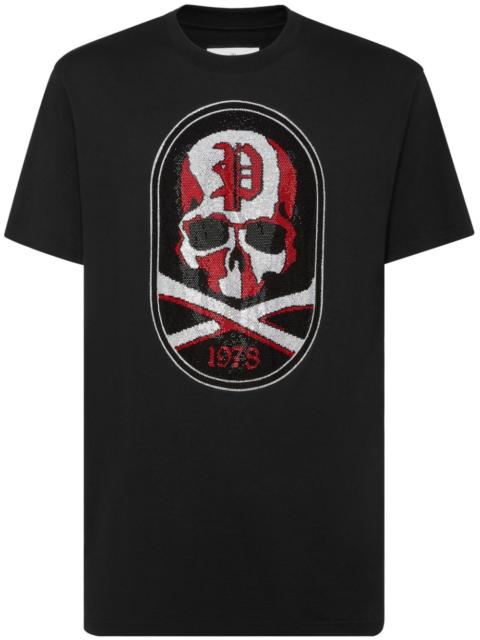Skull&Bones-patch cotton t-shirt