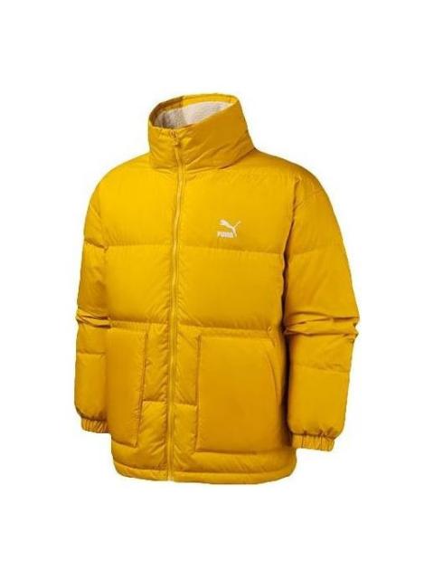 PUMA Classics Down Jacket 'Yellow White' 596548-20