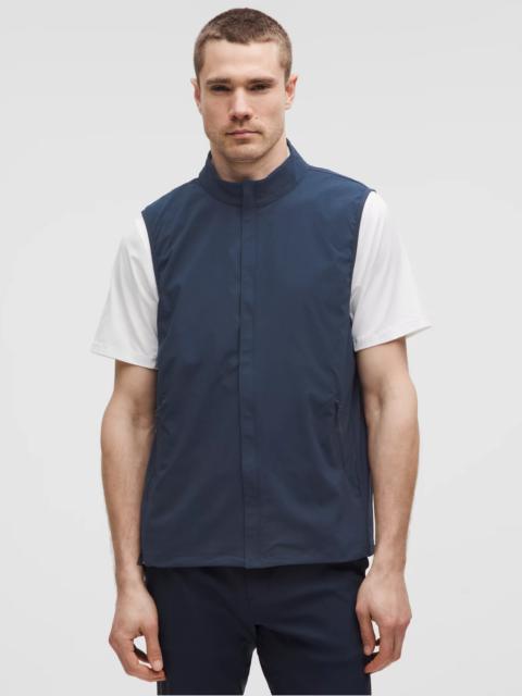 Windproof Full-Zip Golf Vest