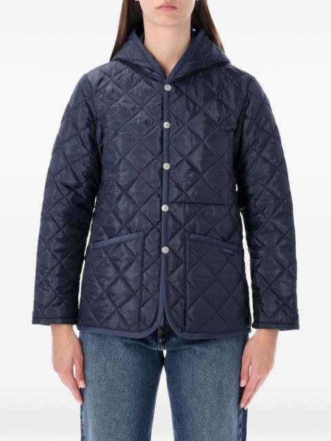 quilted hooded jacket