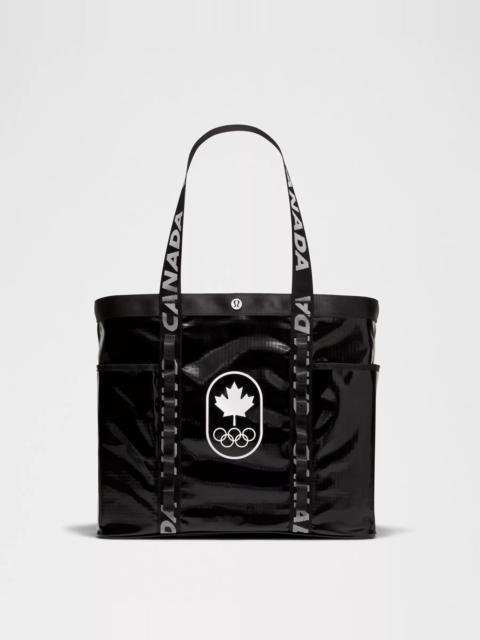 Team Canada Ripstop Cinch-Closure Tote Bag 20L *COC Logo