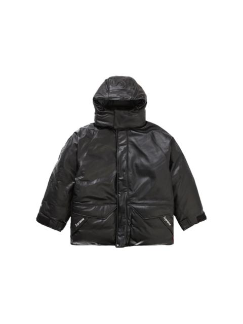 Supreme GORE-TEX Leather 700-Fill Down Parka Black
