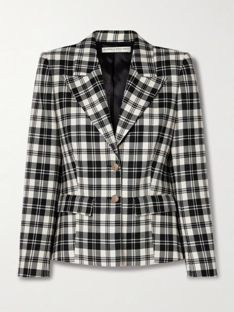 Checked Wool-twill Blazer