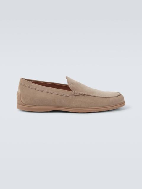 Suede loafers
