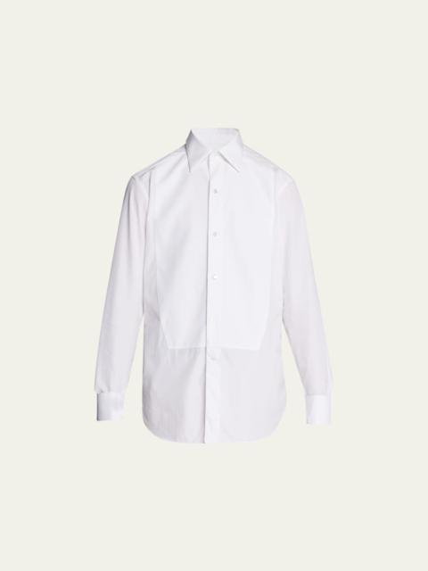 Men's Woven Pique Tuxedo Shirt