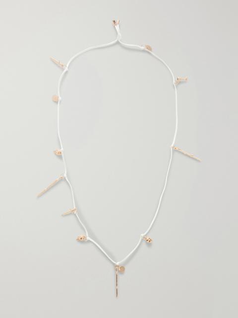 Gold-tone Cord Necklace