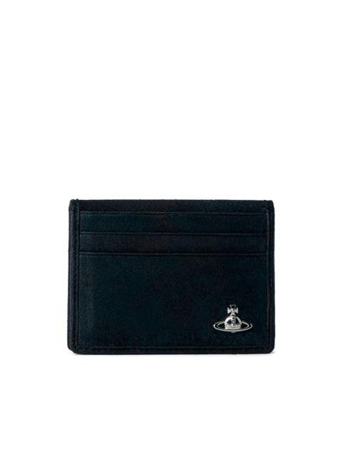 logo leather cardholder