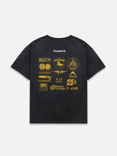 DR Sponsors Washed Black + Yellow T-Shirt