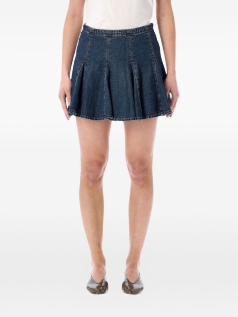 godet mini skirt