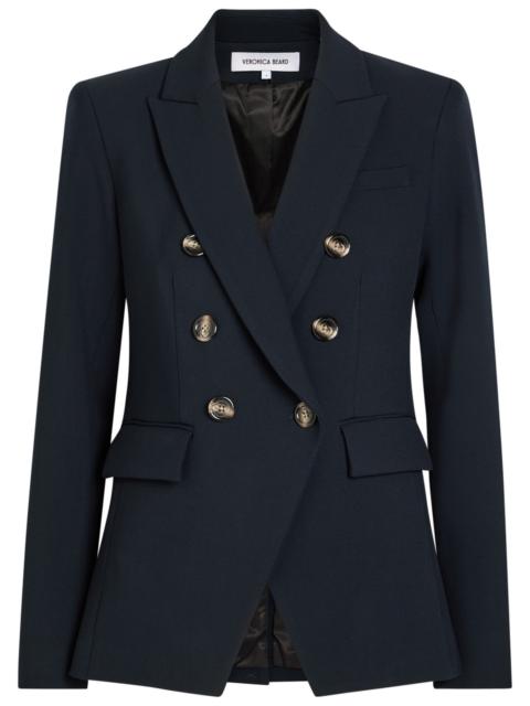 Veronica Beard Miller Dickey Horn Crepe Blazer