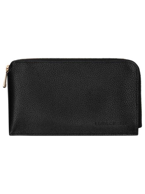 Le Foulonné Pouch Black - Leather