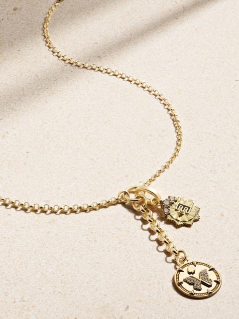 Reverie & New Beginnings 18-karat Gold Diamond Necklace