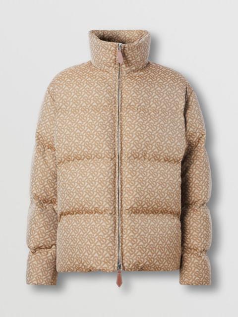 Monogram Motif Jacquard Puffer Jacket