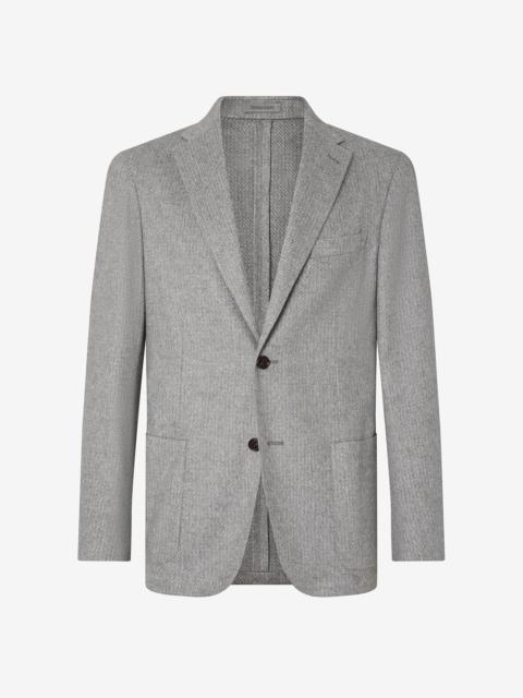 Grey cashmere and silk jacket