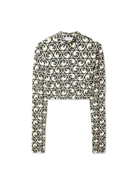 Moon Sec Skin Turtle Crop Top