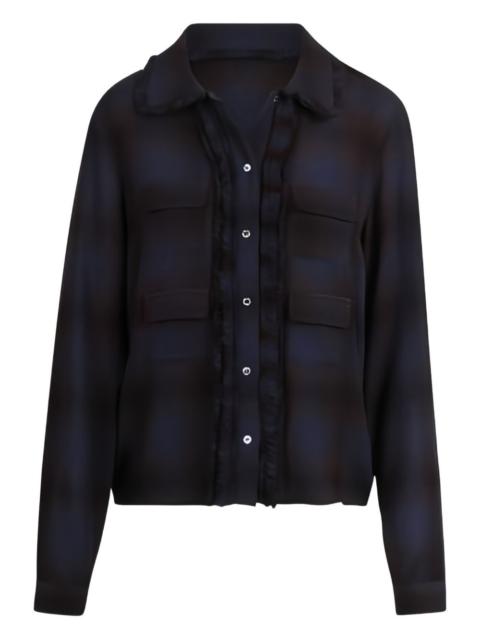 check-pattern shirt