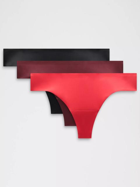 InvisiWear Mid-Rise Thong Underwear *3 Pack