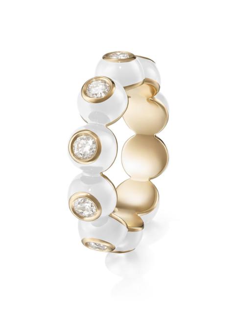 White Audrey Eternity Band