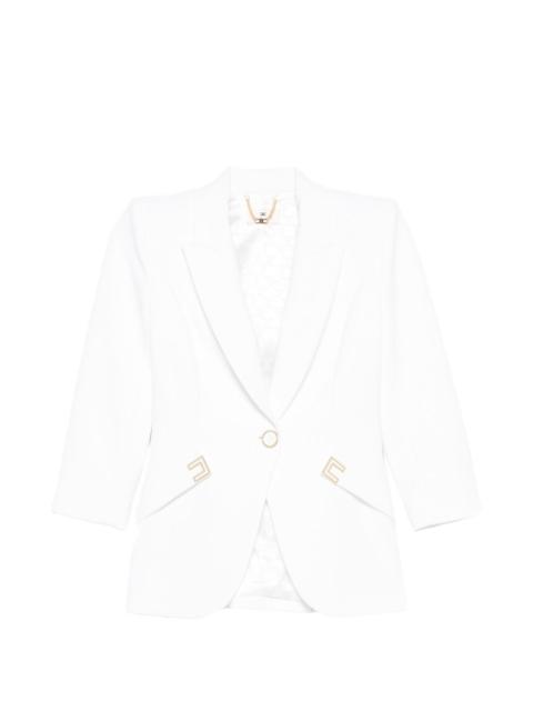 gold-tone trim jacket
