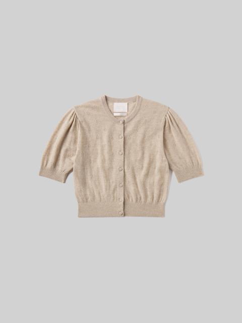 Raina Pointelle Cardigan
In Oatmeal