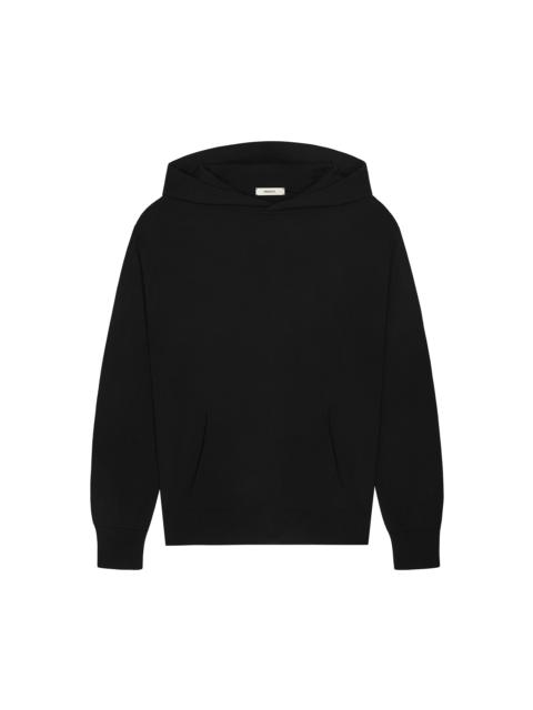 Mens DNA Knitted Hoodie - Black