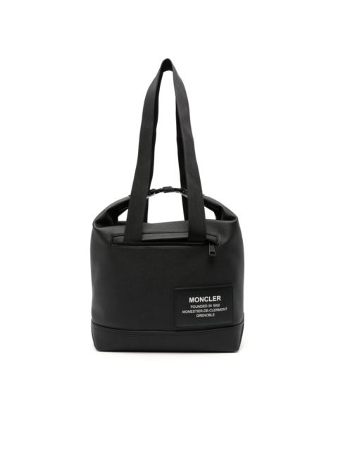 Nakoa logo-patch tote bag