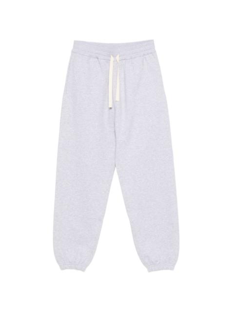 logo-embroidered drawstring trousers