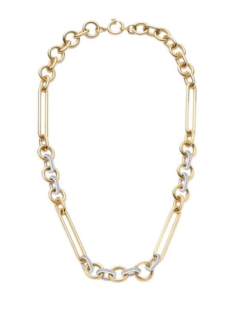 Oversized Mixed Clip Chain Necklace