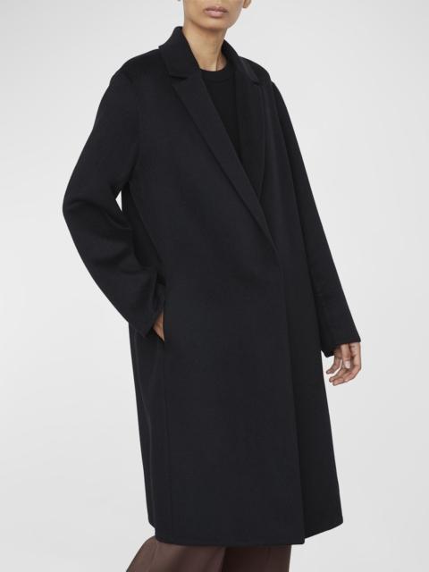 Classic Straight Wool-Blend Coat