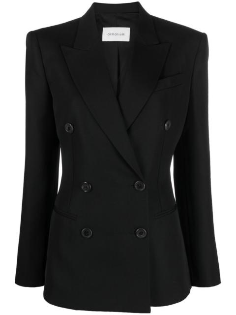 Myra double-breasted wool blazer