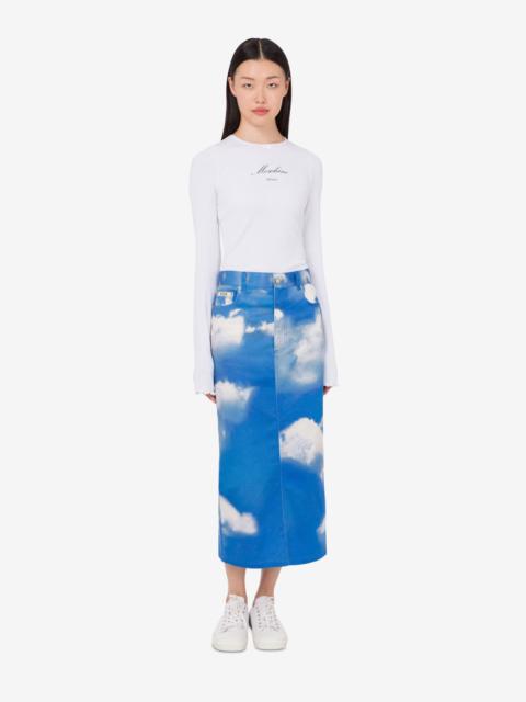 ARCHIVE CLOUDS COTTON BULL SKIRT