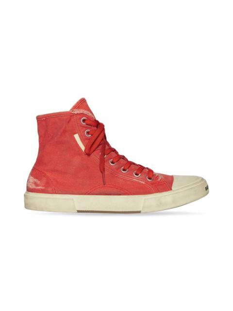 Men's Paris High Top Sneaker in Red
