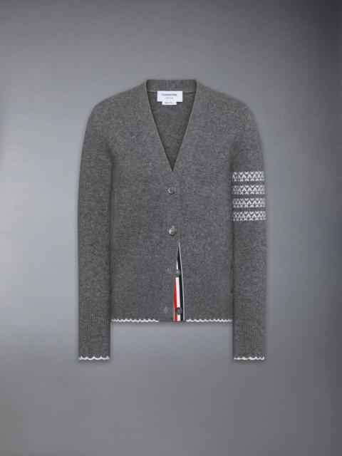 HOLIDAY MERINO HECTOR INTARSIA CARDIGAN
