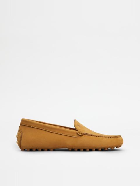 GOMMINO LOAFERS IN NUBUCK - BROWN